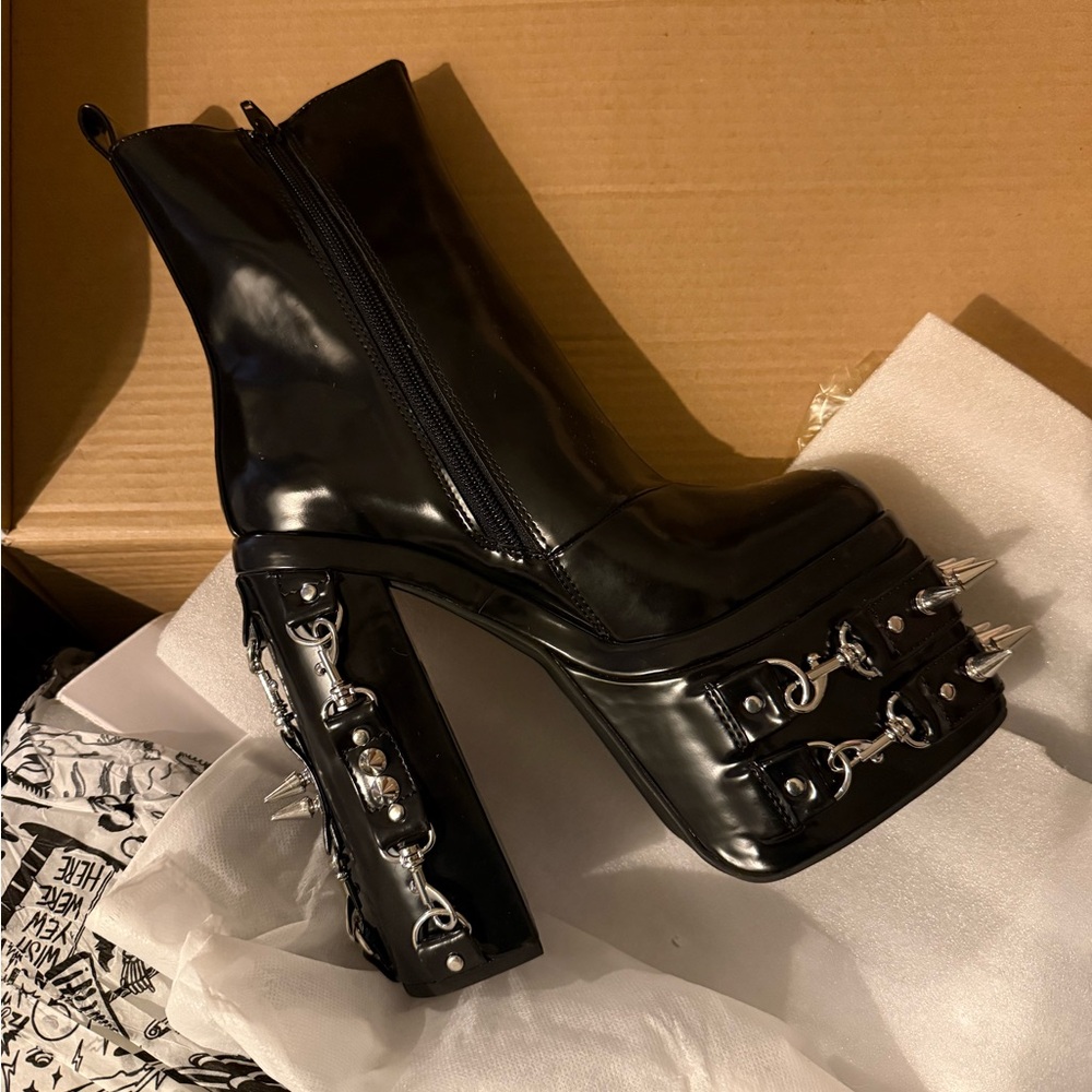 DollsKill Spiked Current Mood Boots